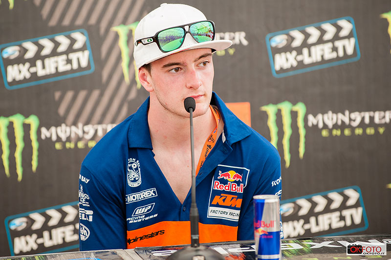 Il pilota olandese di motocross Jeffrey Herlings