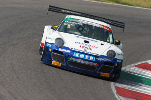 Targa Tricolore Porsche Ghezzi-Mengozzi e Roda i poleman del Mugello