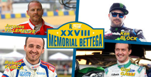 AL MOTOR SHOW LUCA PEDERSOLI, LORENZO BERTELLI, SIMONE ROMAGNA E TOBIA CAVALLINI SFIDERANNO BLOCK, VILLENEUVE, KUBICA E GALLI PER CONQUISTARE IL MEMORIAL BETTEGA