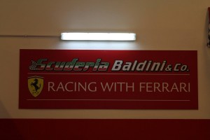 Test a Vallelunga per la Scuderia Baldini