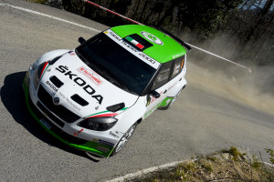 Conclusa la prima giornata di gara per ŠKODA Italia Motorsport al Sanremo Rally