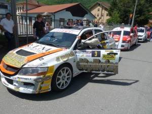 CIUFFI LEADER DEL 2° Camunia Rally Day DOPO DUE PROVE SPECIALI MA UN GUASTO LO FERMA IN ASSISTENZA!