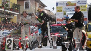 podio 21 rally Bagnolo 2014