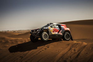 Seb Loeb performs at the 3rd stage of Rallye OilLibya 2015 Morocco, Zaghura on October 7, 2015