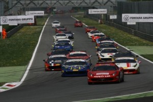 Partenza Ferrari Challenge Monza 2015