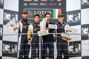 Podio Gara 1 Lotus Cup - Mugello 2016